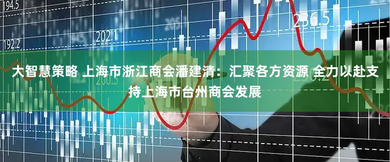 大智慧策略 上海市浙江商会潘建清：汇聚各方资源 全力以赴支持上海市台州商会发展