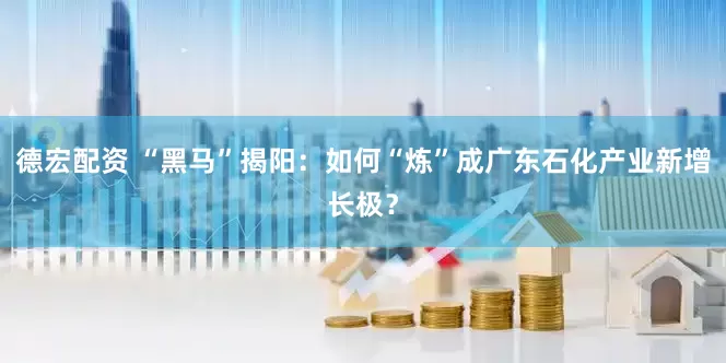 德宏配资 “黑马”揭阳：如何“炼”成广东石化产业新增长极？